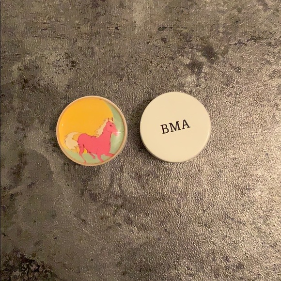 BMA Pink Horse Gauges Plug Earrings 7/8 - Picture 3 of 4